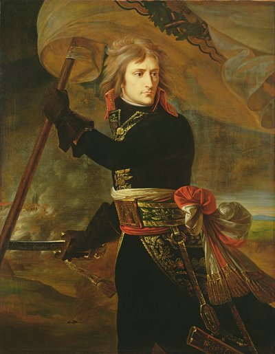 Napoleón I (1769-1821) en el puente de Arcole de Antoine Jean Gros